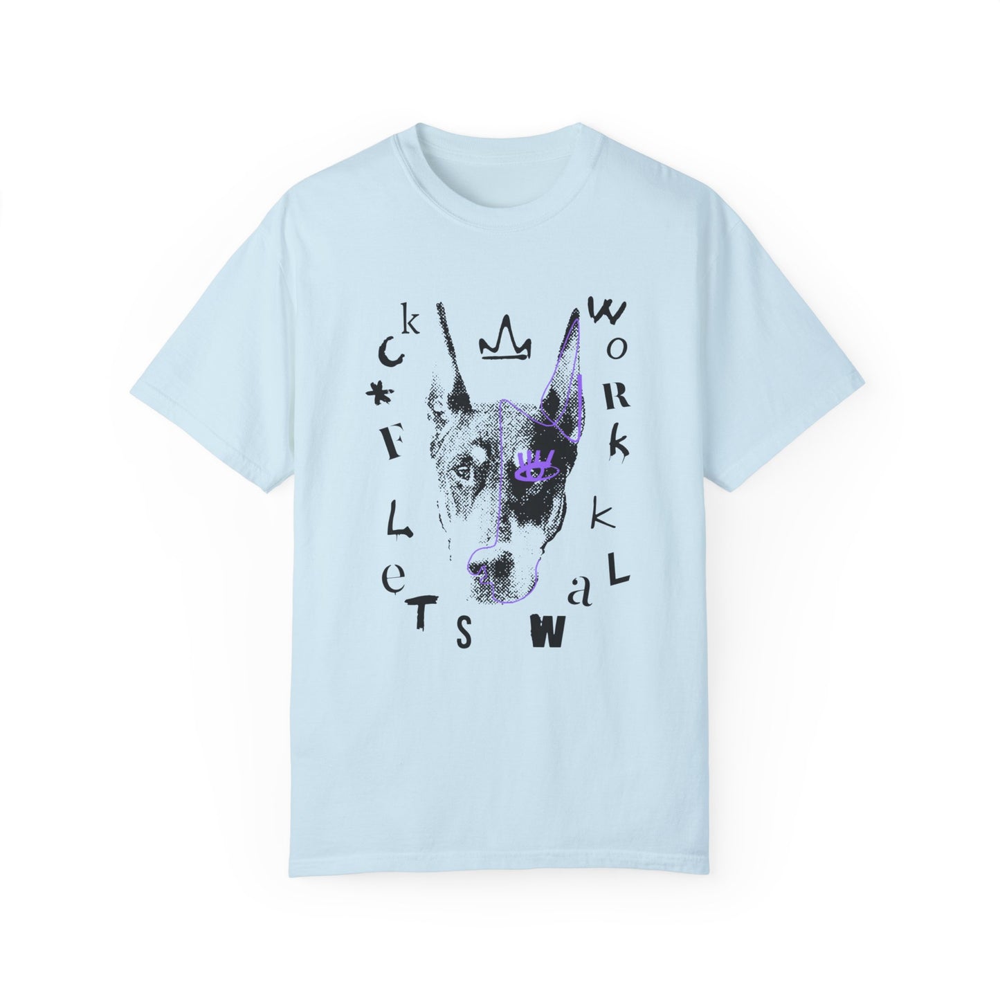 Unisex T-shirt Let's Walk with Doberman