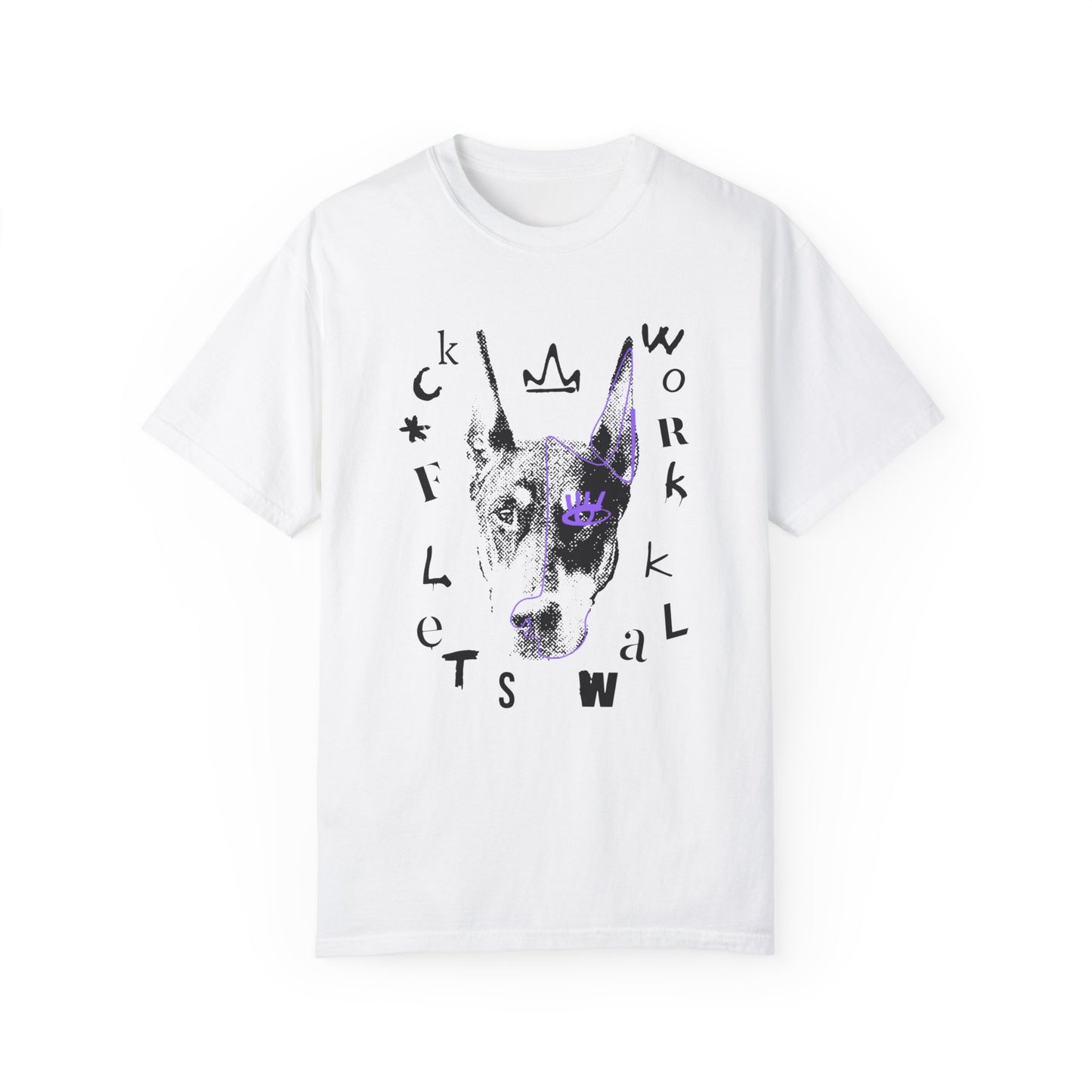 Unisex T-shirt Let's Walk with Doberman