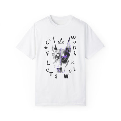 Unisex T-shirt Let's Walk with Doberman