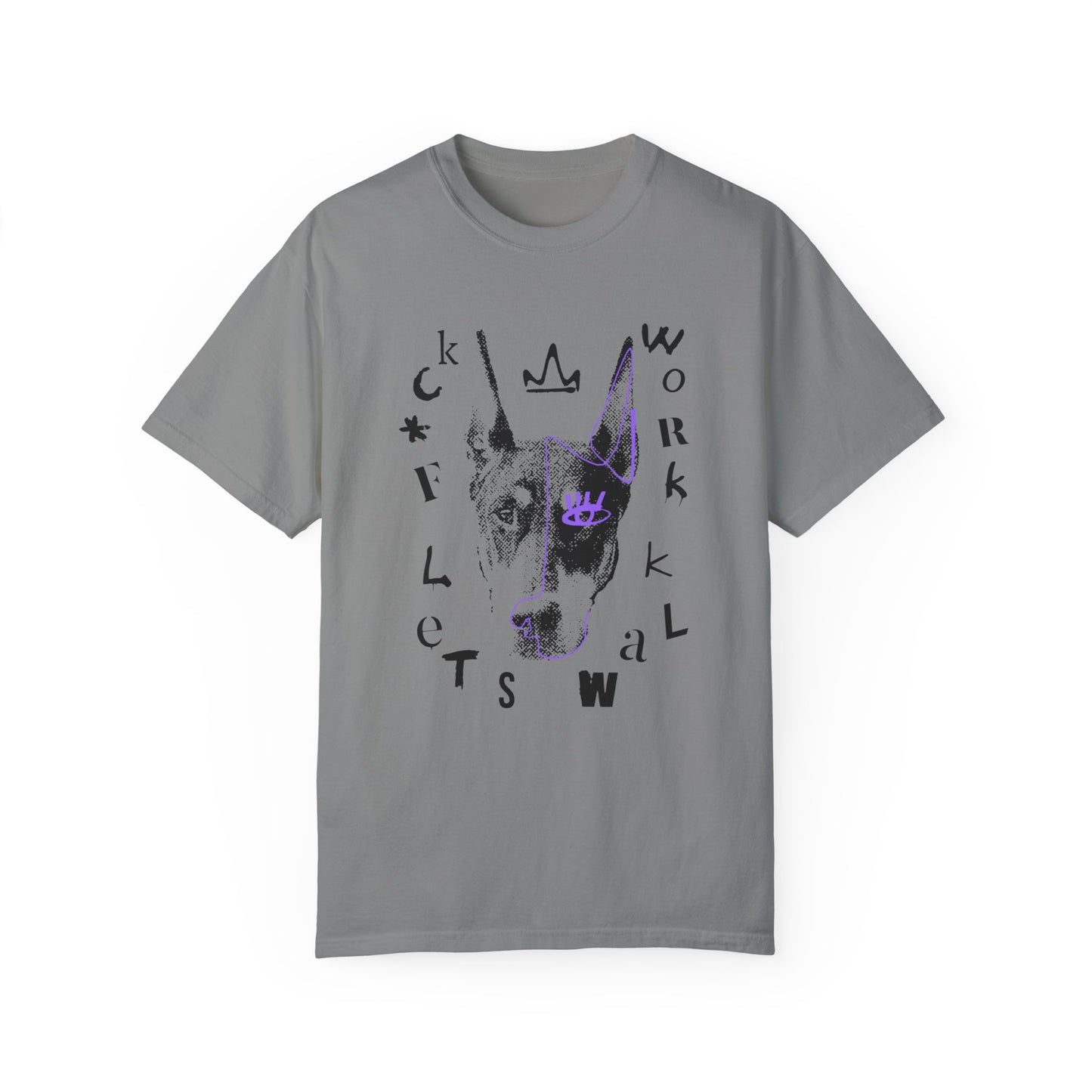 Unisex T-shirt Let's Walk with Doberman