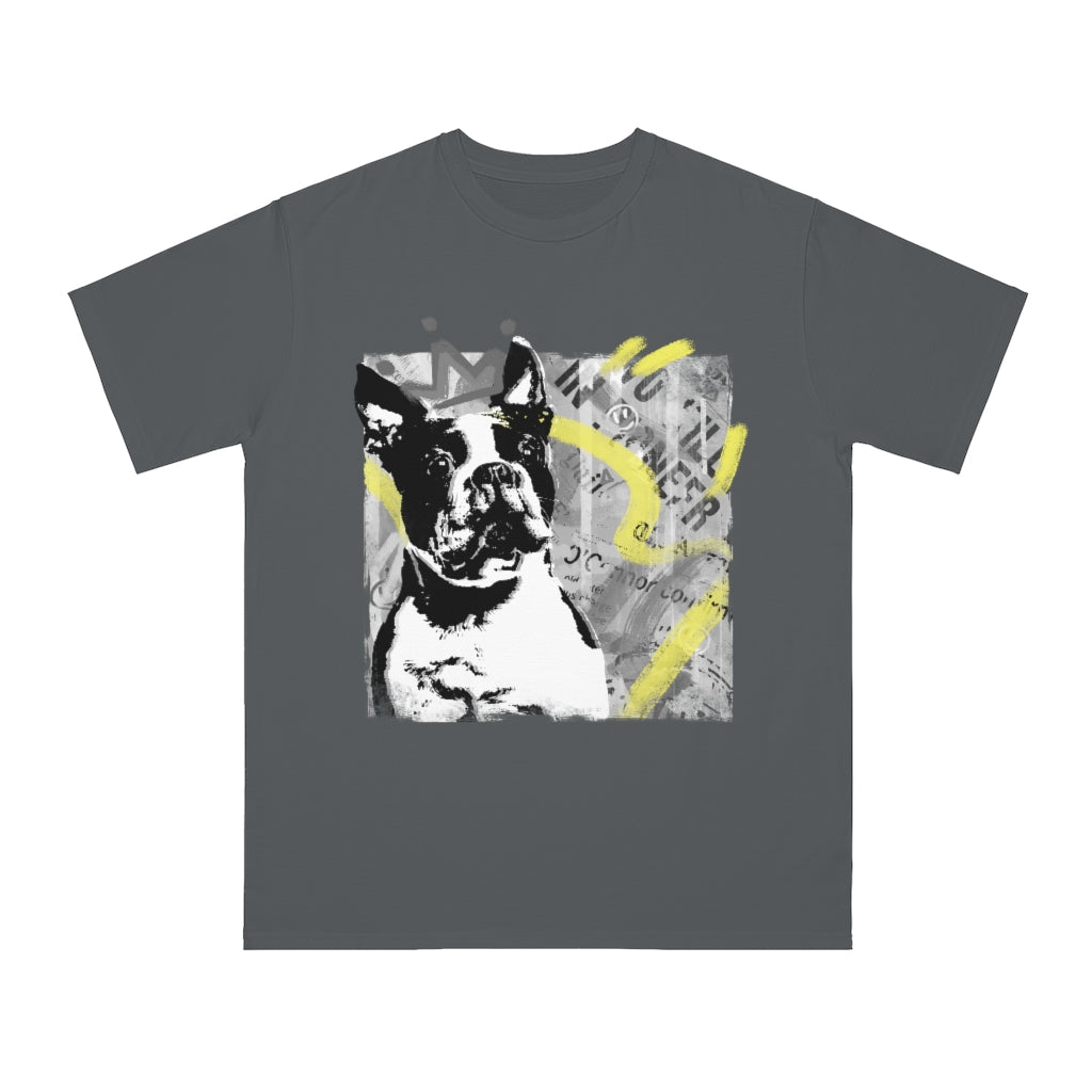 Organic Unisex Boston Terrier T-Shirt